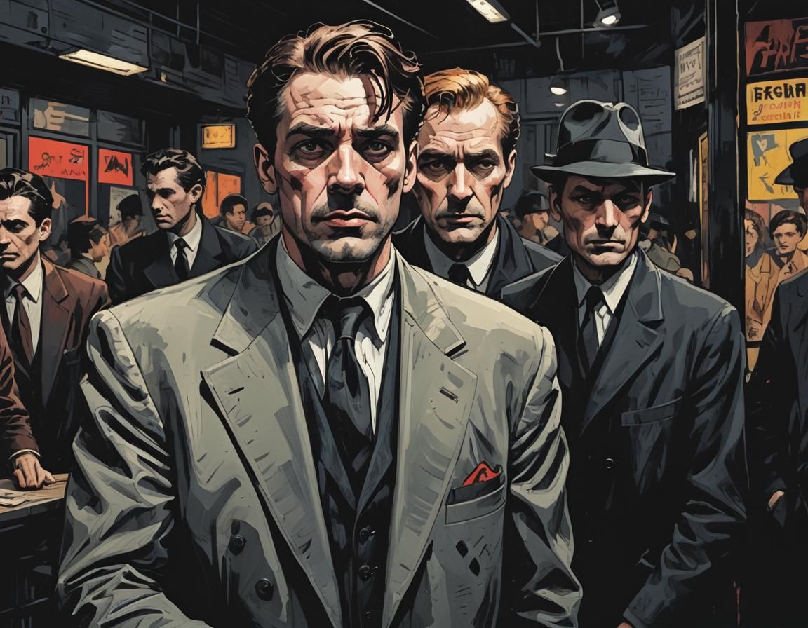 Comic Noir Expressionism