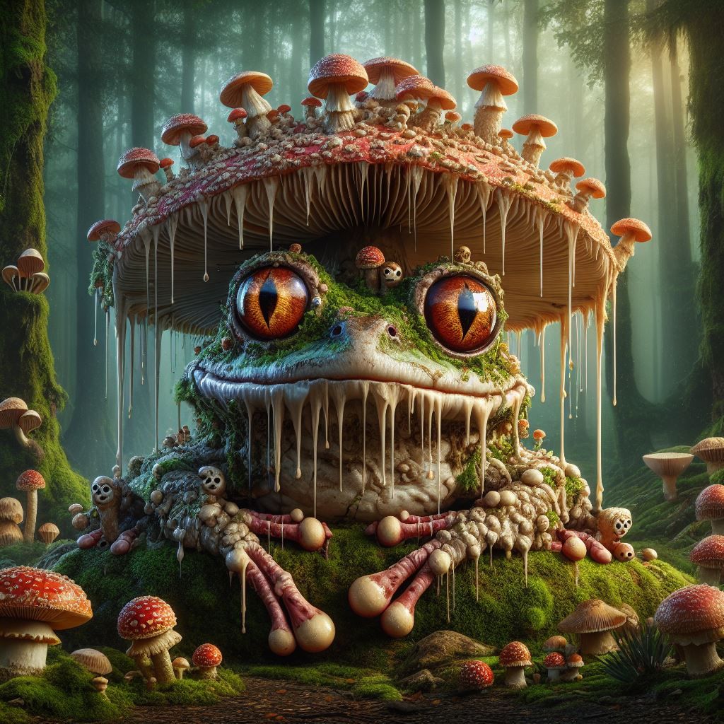 a hoard of anthropomorphic zombie broccoli walking through the streets, claymation art