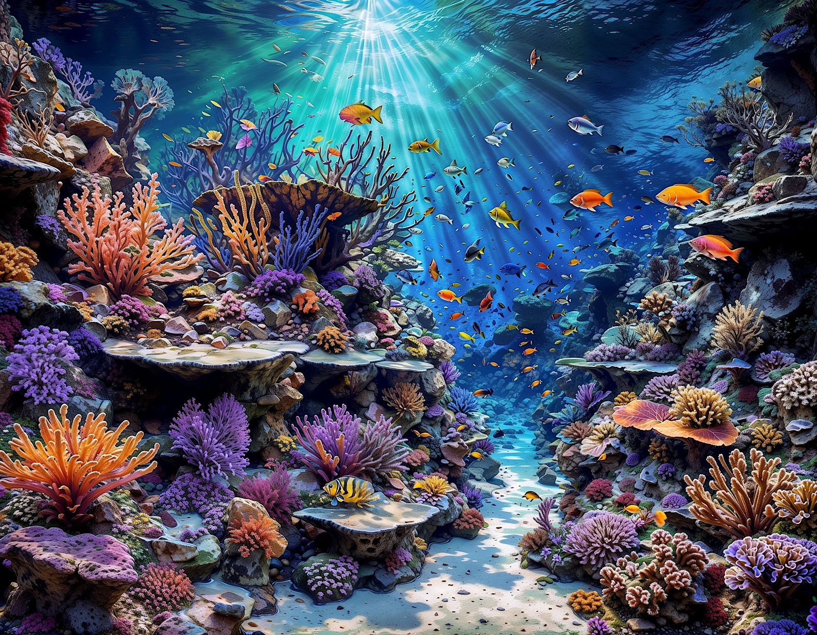 A world of colors under water, by @MariaJesus