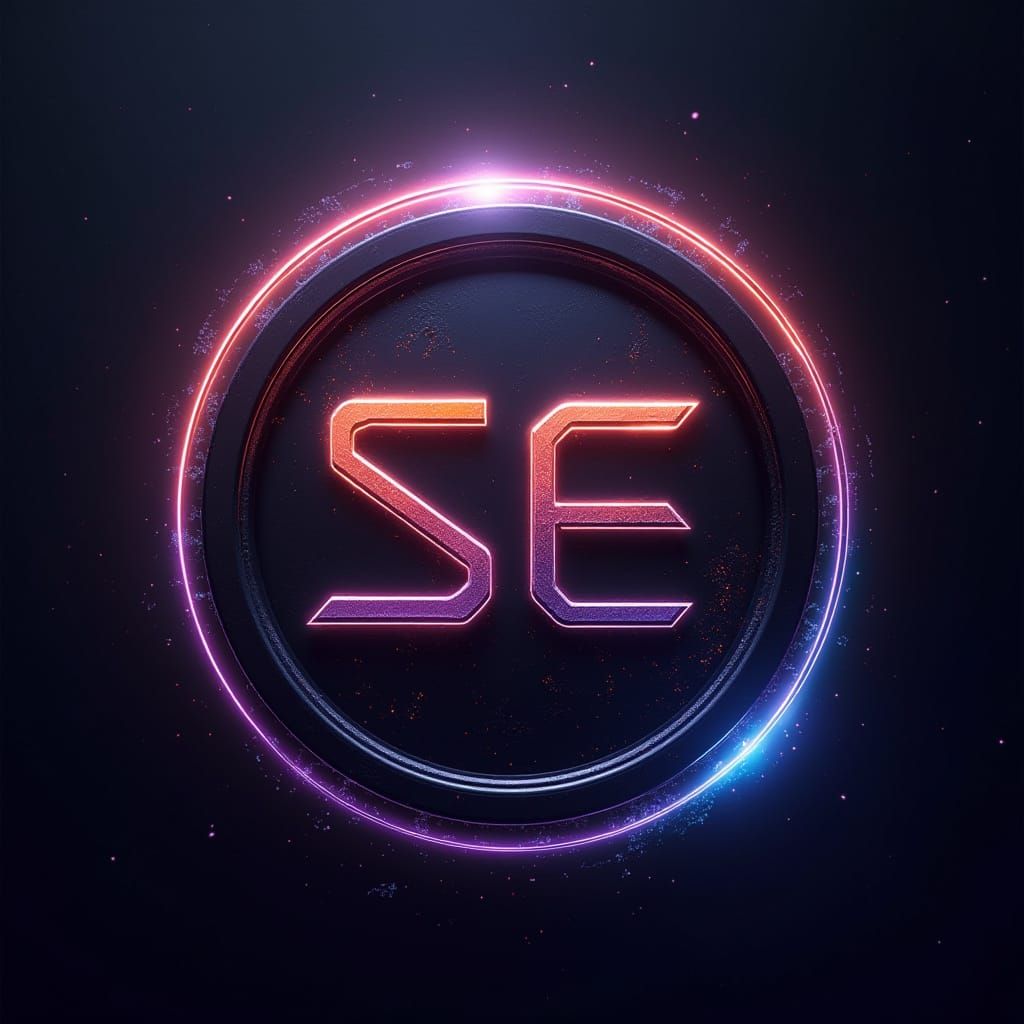 Sleek Cyberpunk Logo for Sigma Edge - AI Art
