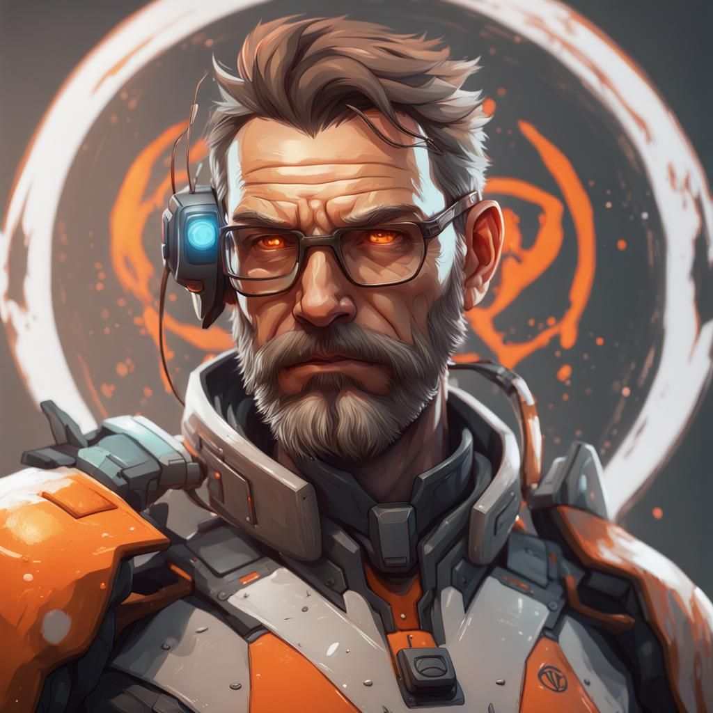 Gordon Freeman - AI Generated Artwork - NightCafe Creator