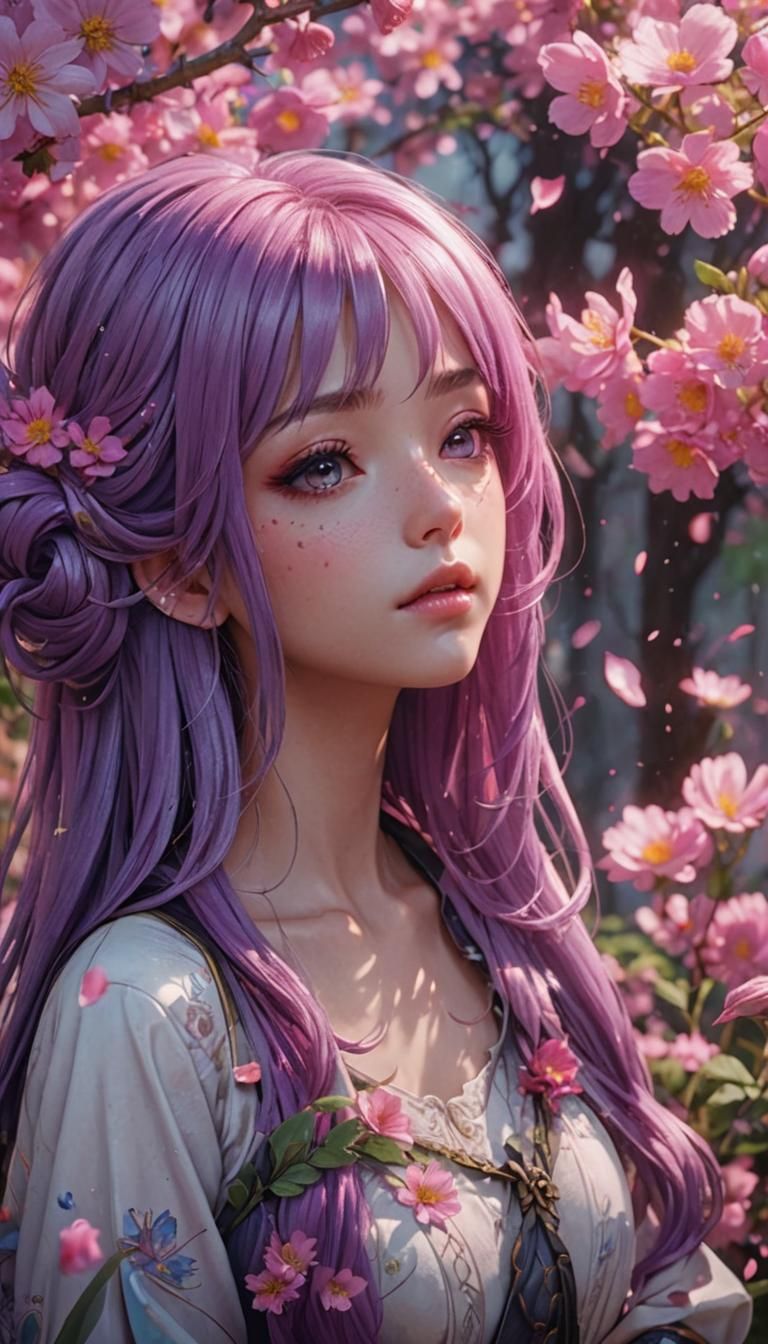 The flower girl