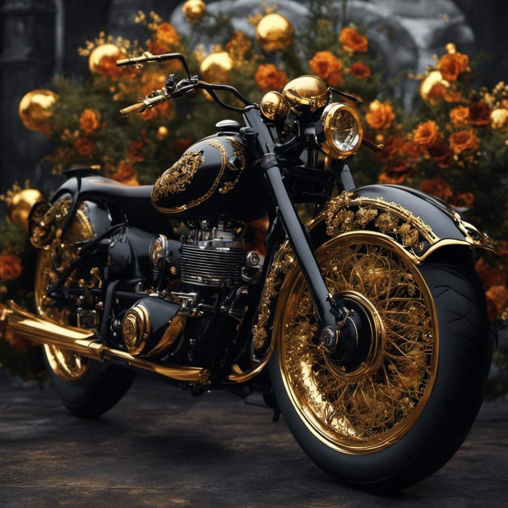 Flower Power Motorcycle