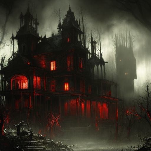 Haunted Places  by @AngryZenMonk