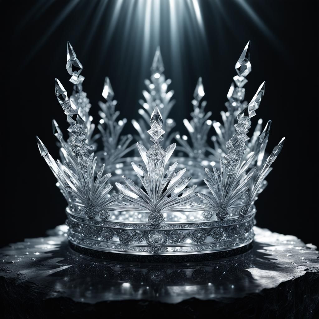 Ice crown ll - AI Generated Artwork - NightCafe Creator