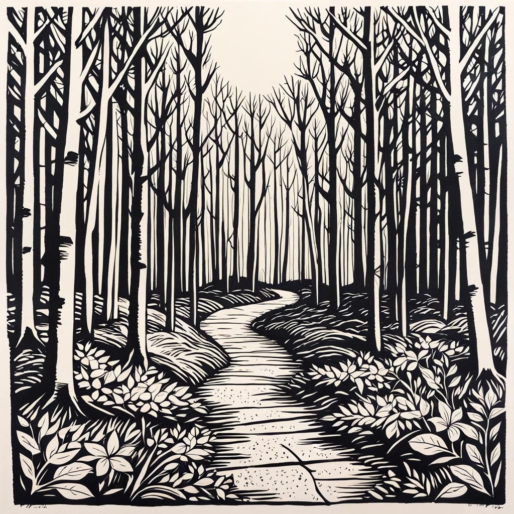 Forest print