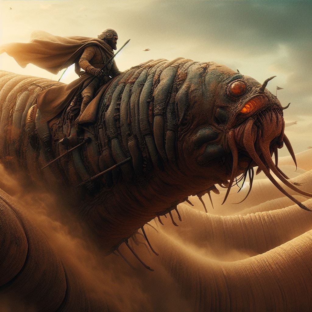 Sandworm rider