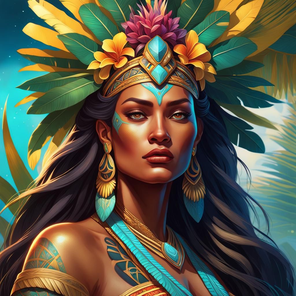 Polynesian tattoo art