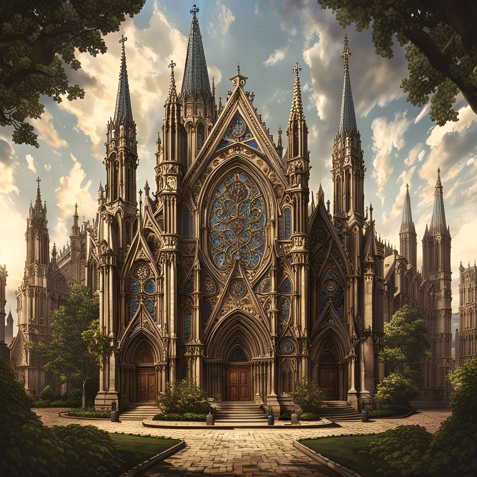 Gateway to a Gothic Cathedral  by @Ministress