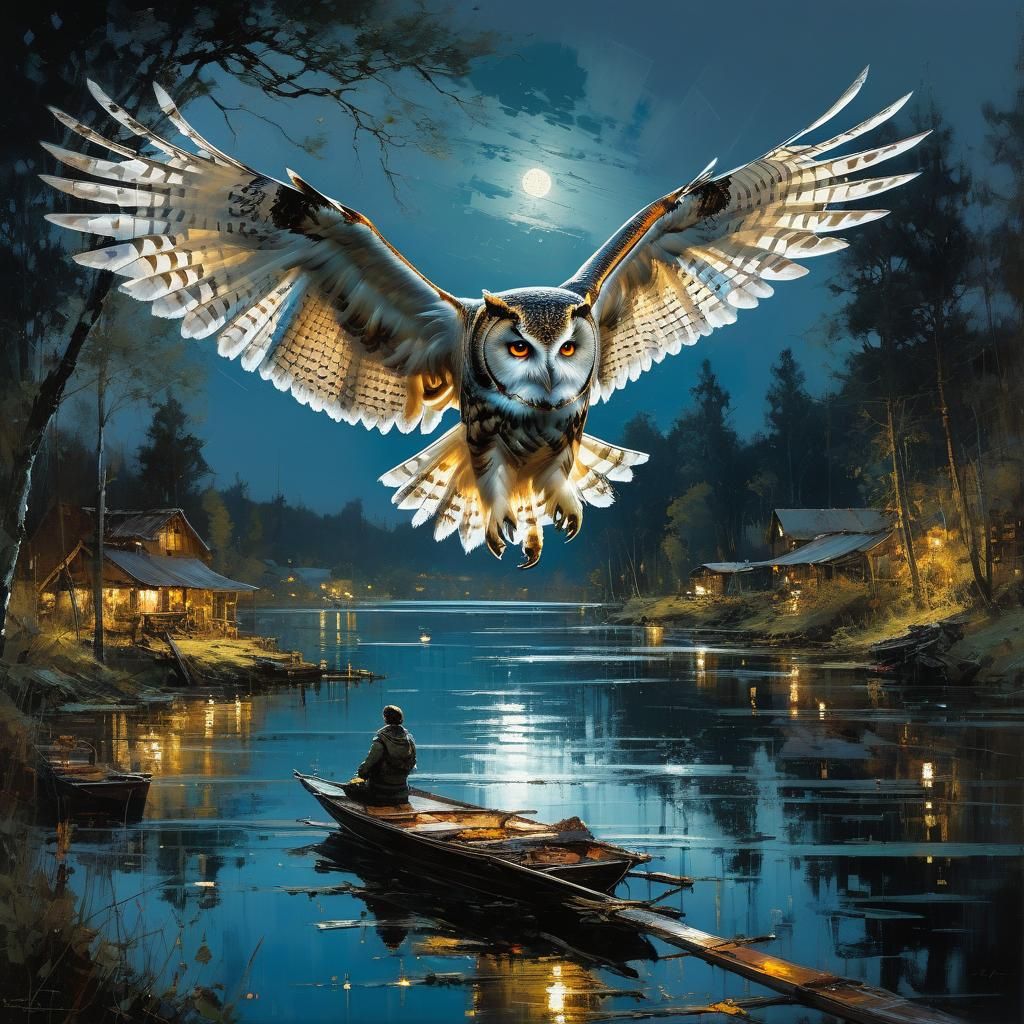 Night Owl  by @Superbear