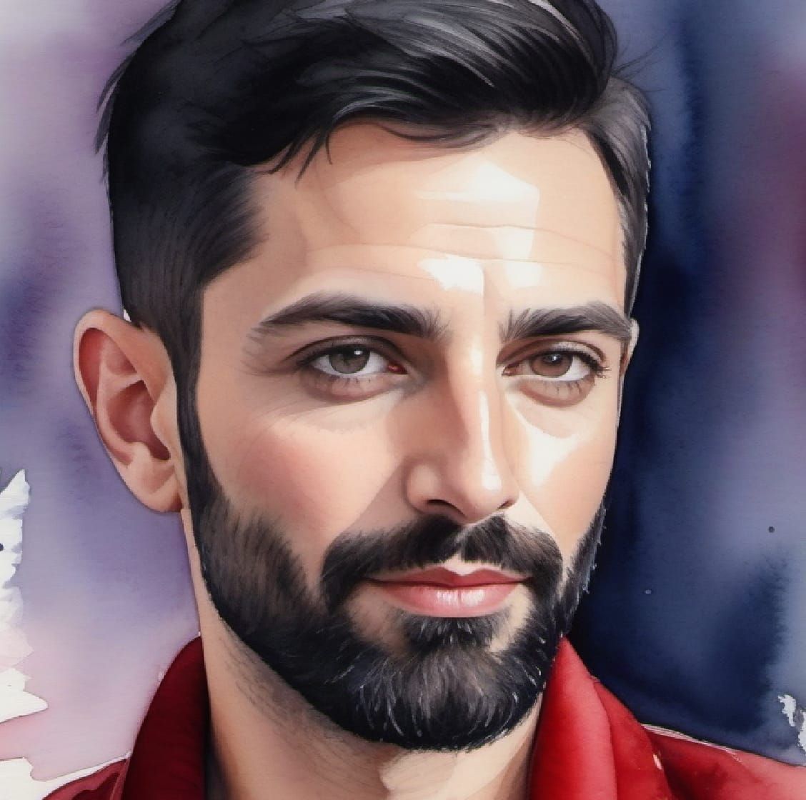 Handsome man  with beard