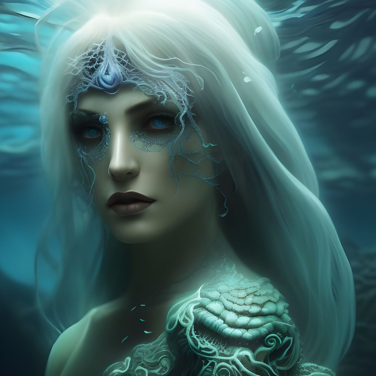 Deep Sea Siren - AI Generated Artwork - NightCafe Creator