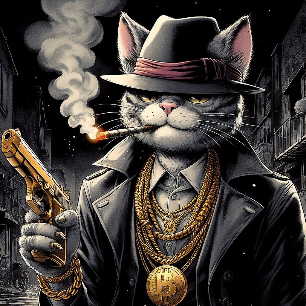 The Cat with a Gat