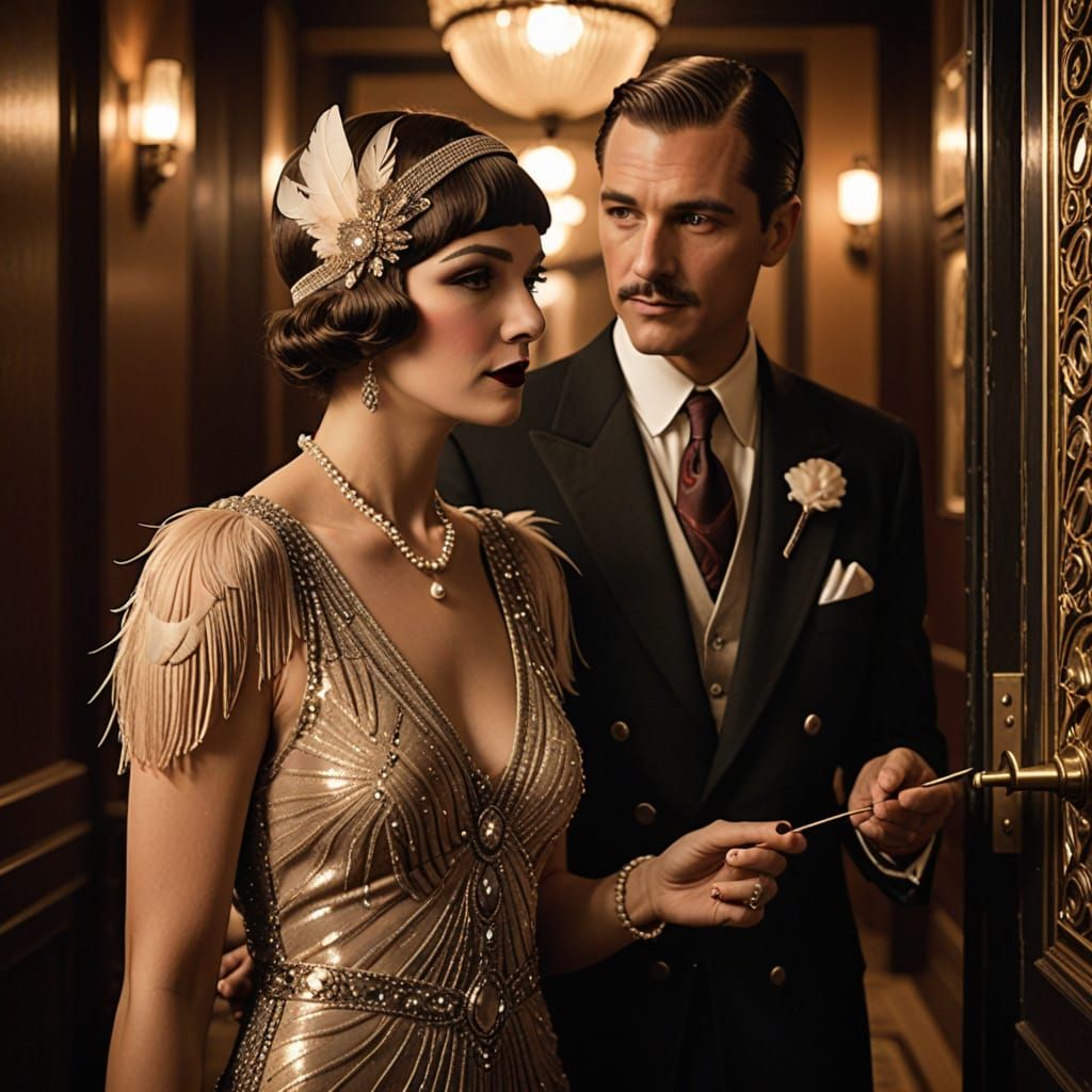 1920's speakeasy Entryway: Password Please  by @Mary Wallis