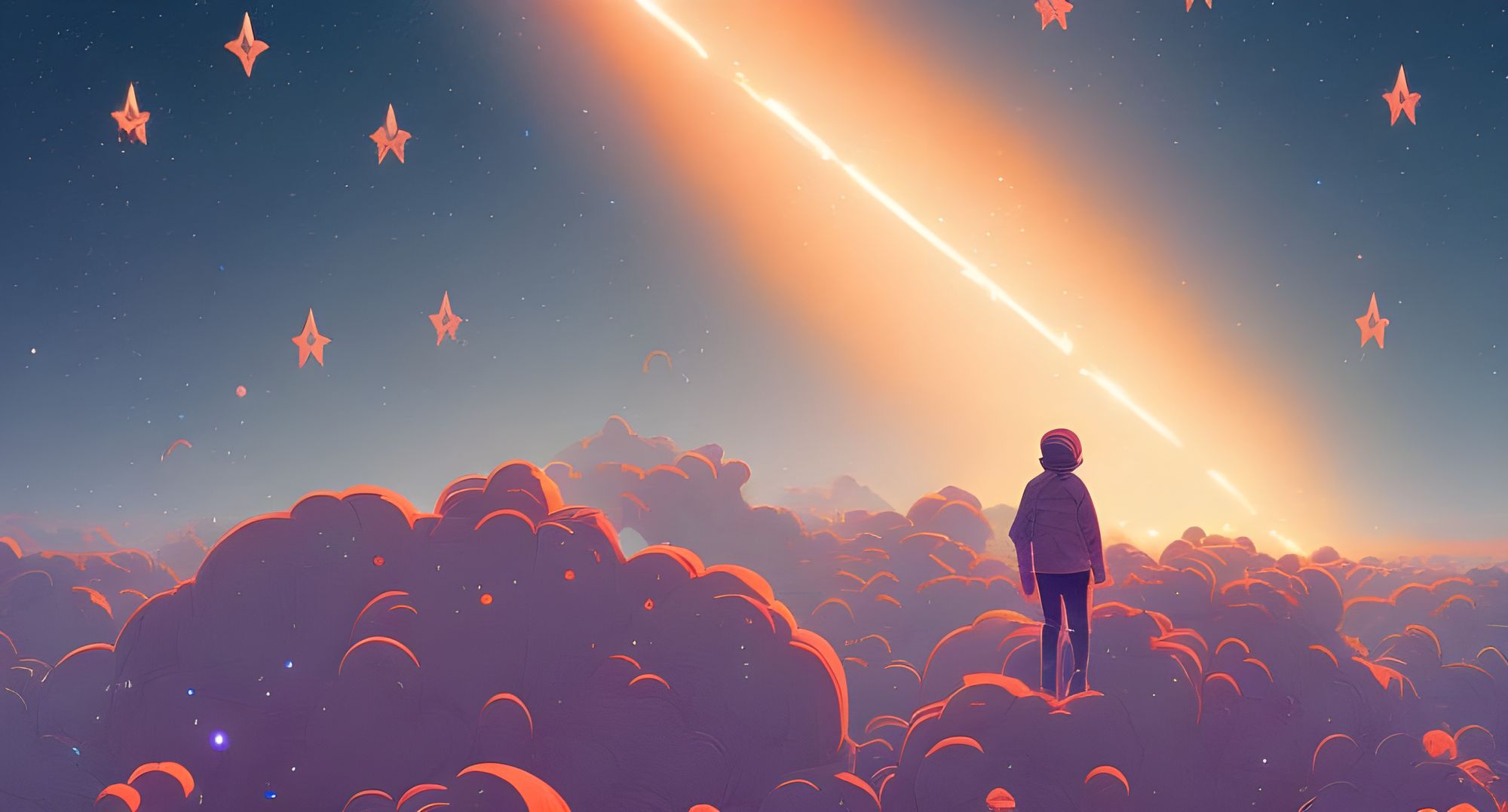 Shooting Star! 💫 - AI Generated Artwork - NightCafe Creator