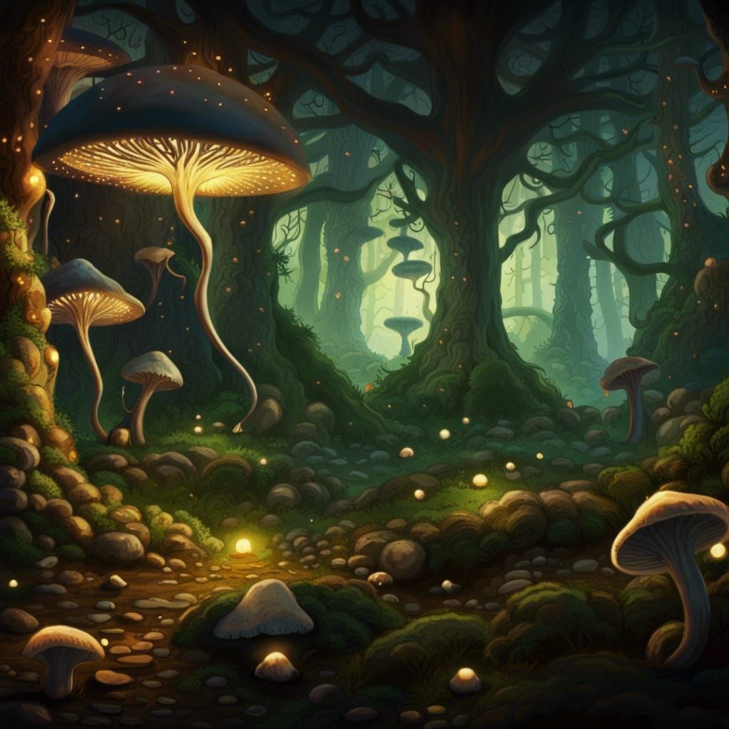 Forest - AI Generated Artwork - NightCafe Creator