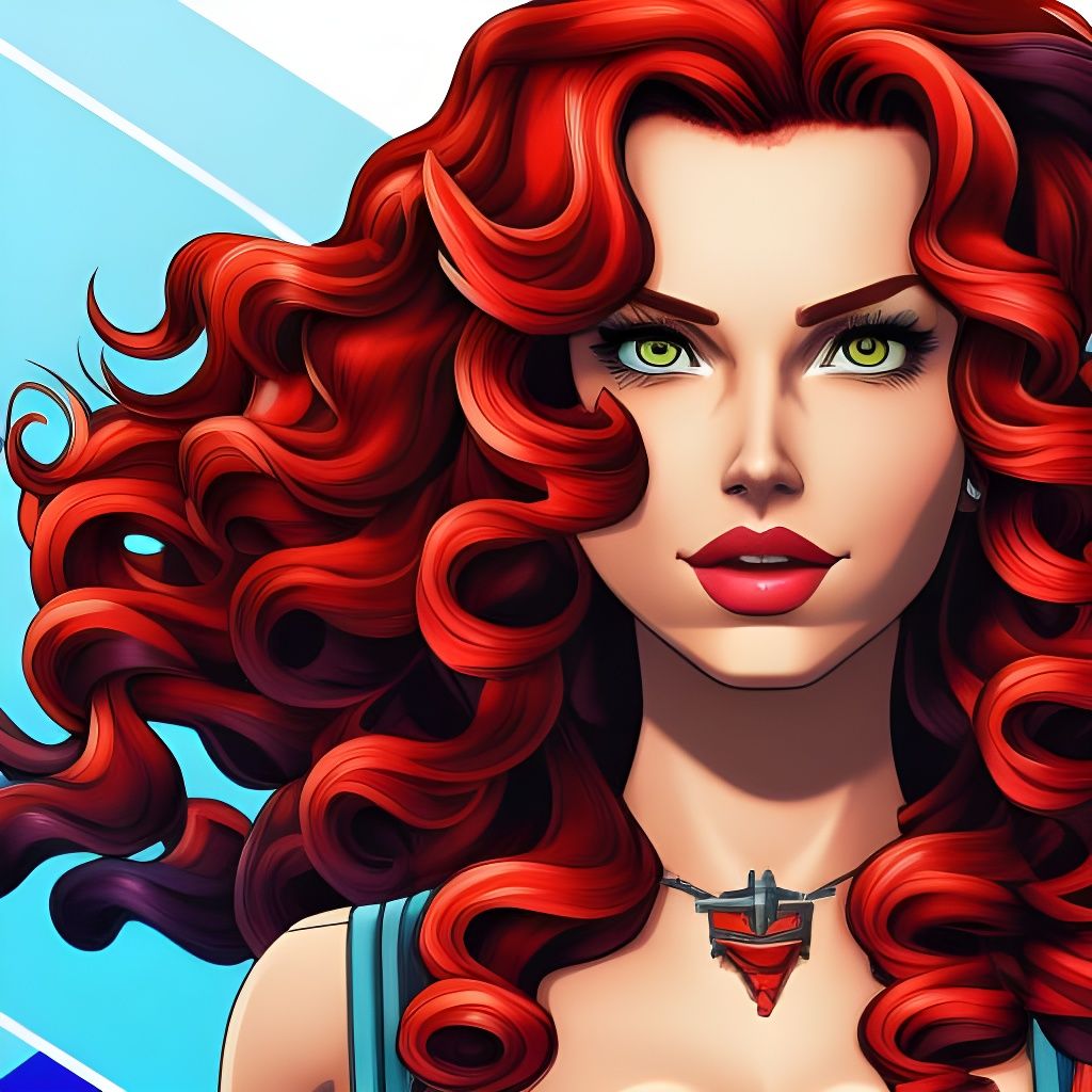 Celia's Cel-Shaded Curls