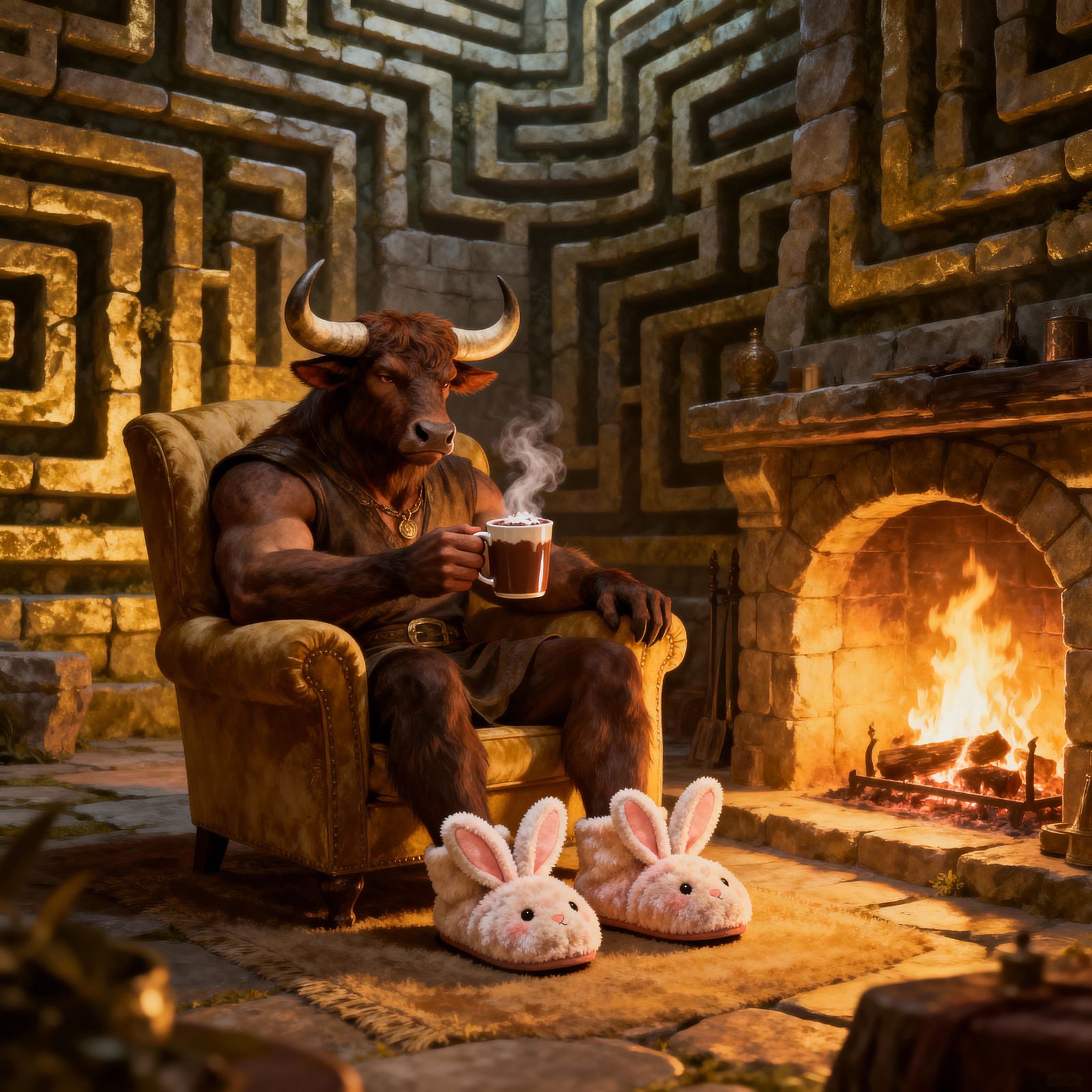 The Minotaur’s Night Off.