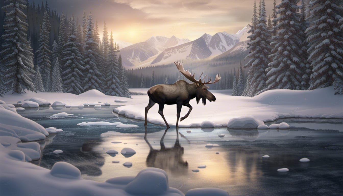 The Lone Moose