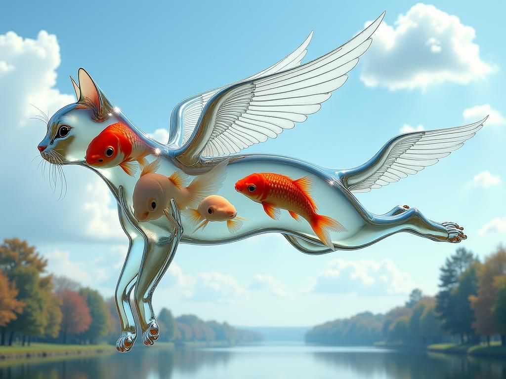 glass Flying FishFeline