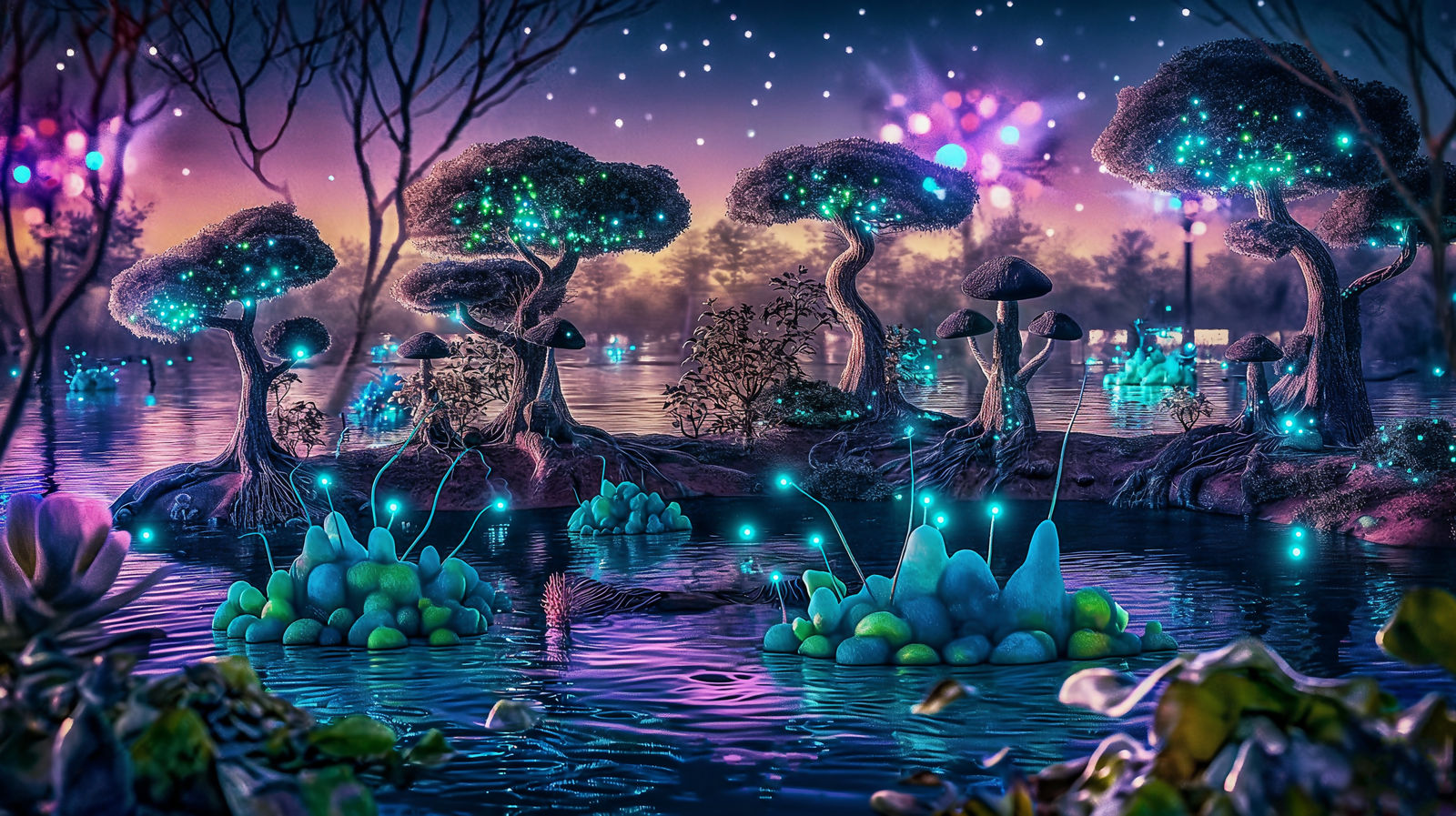 Bioluminescent Bog (Niji 6/Artistic)