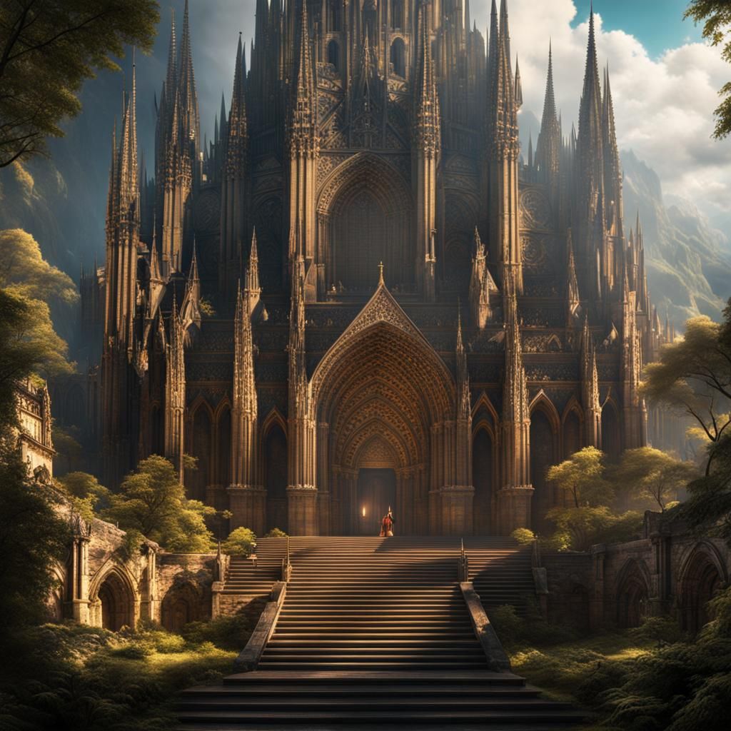 The Forgotten Cathedral - Ai Generated Artwork - Nightcafe Creator