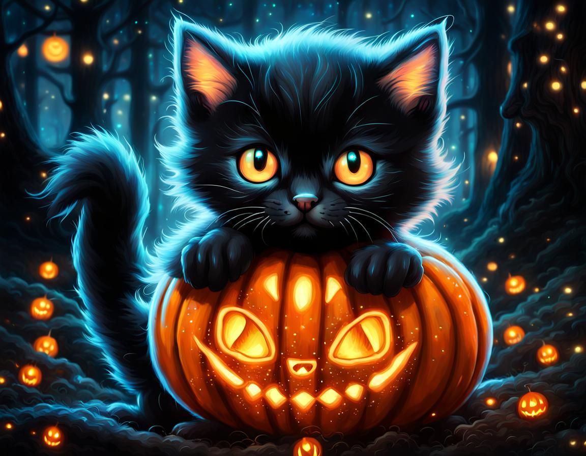 The Hallowe'en Kitten