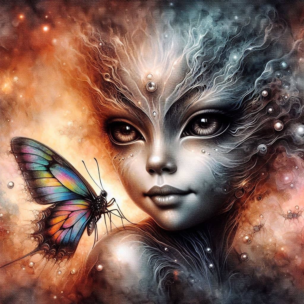 Butterfly With A Baby!!!!