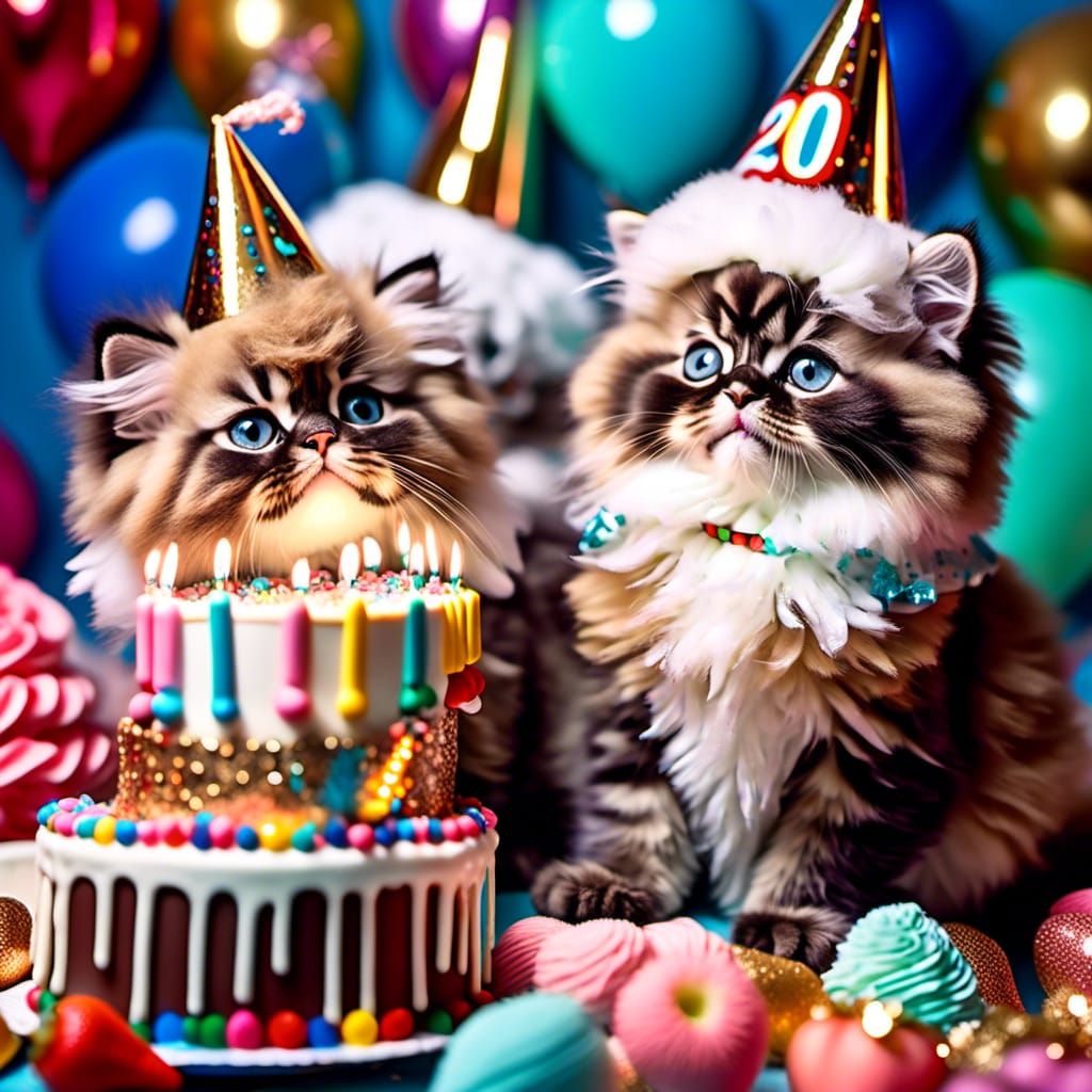 Birthday Kittens