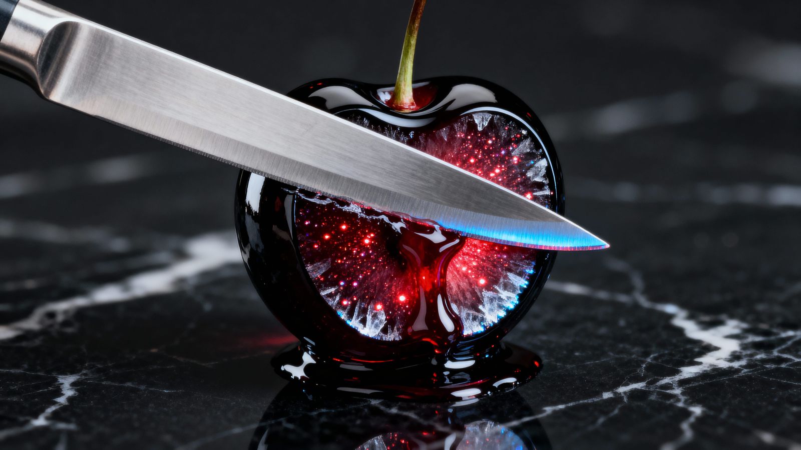 Glass Fruits - Cutting Cherries 02