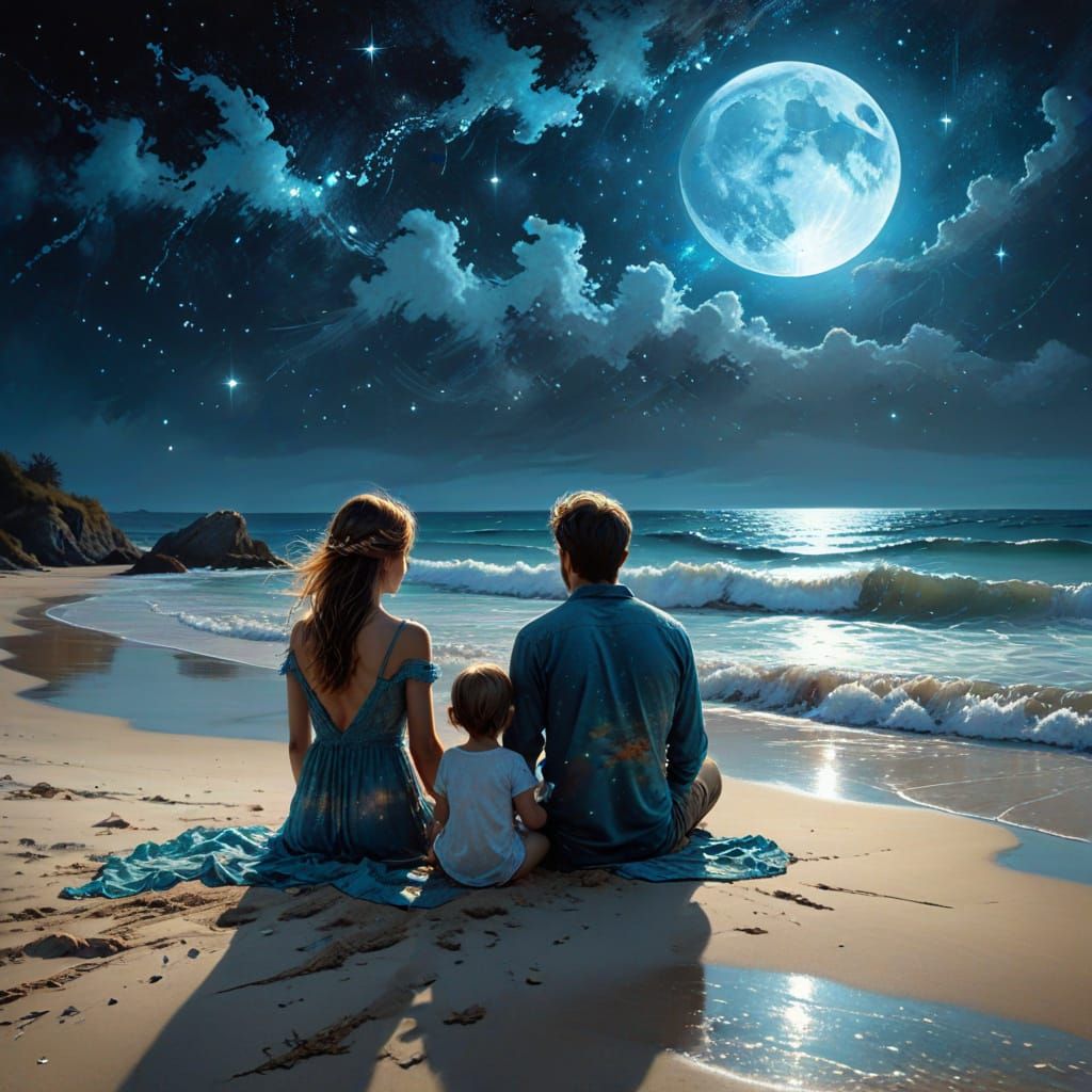 Summer Nights by the Sea  by @Mapont