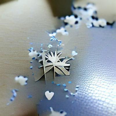Beautiful snowflake memento