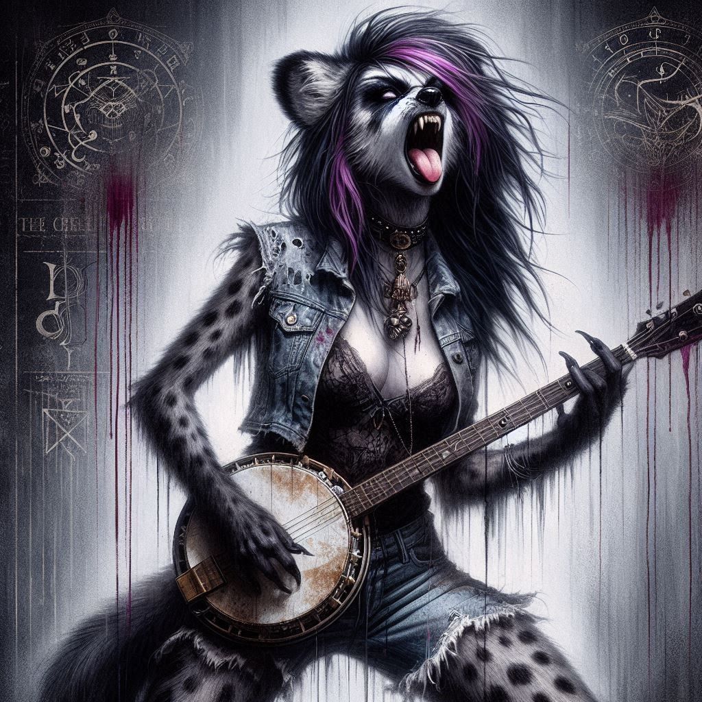 Cute Black-Metal Banjo Scuzz