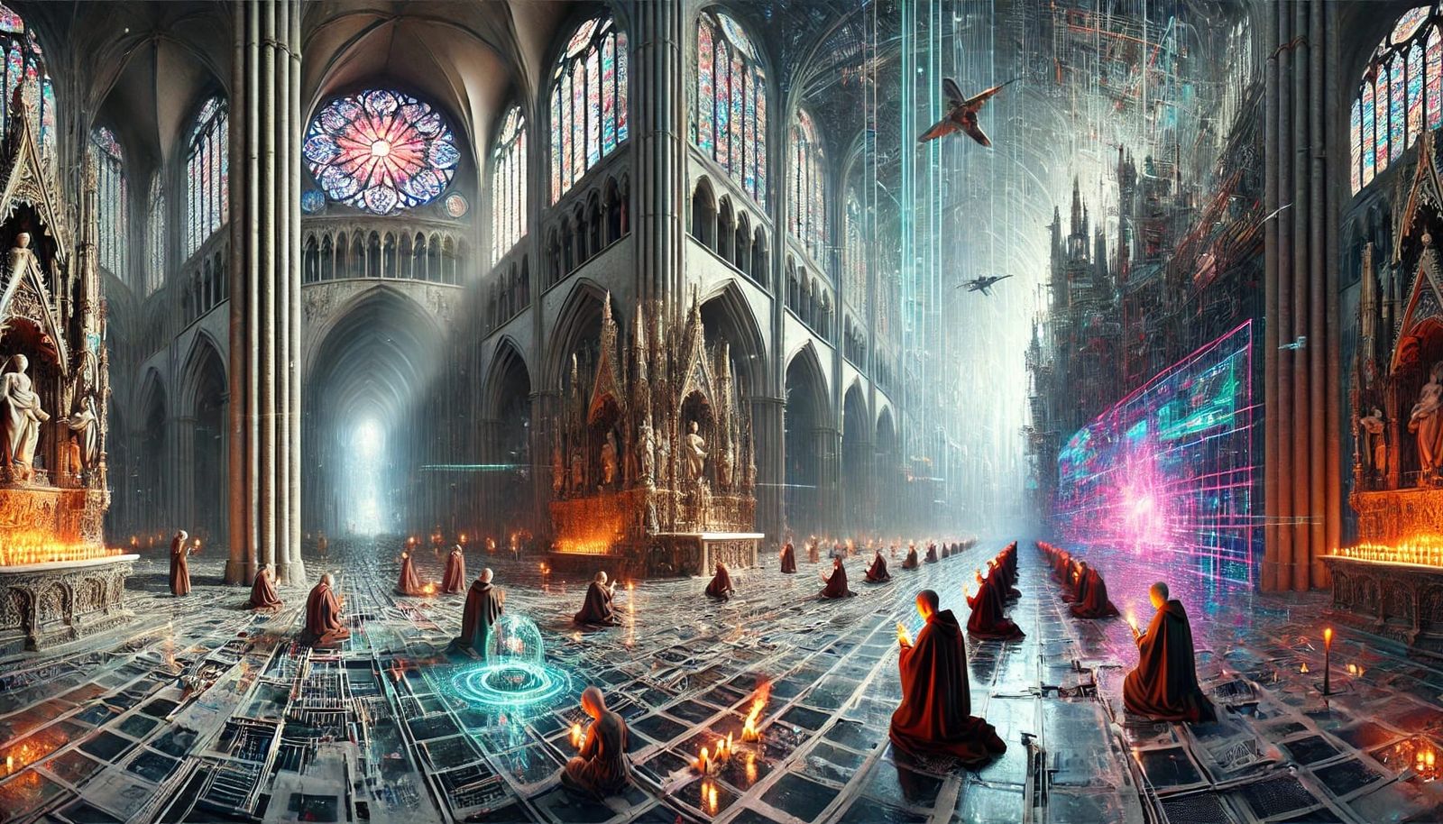 Sacred tradition versus dystopian futurism