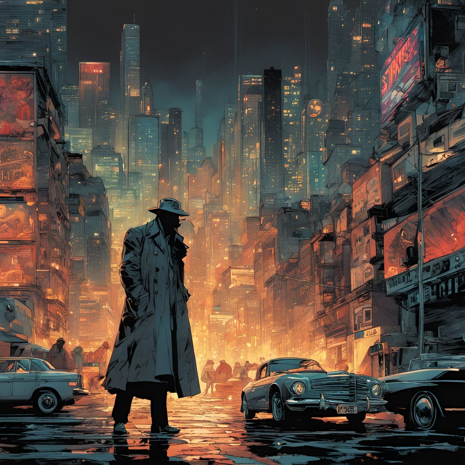 Midnight Wanderer (City of Secrets: A Noir Collection #3)  by @Stoop