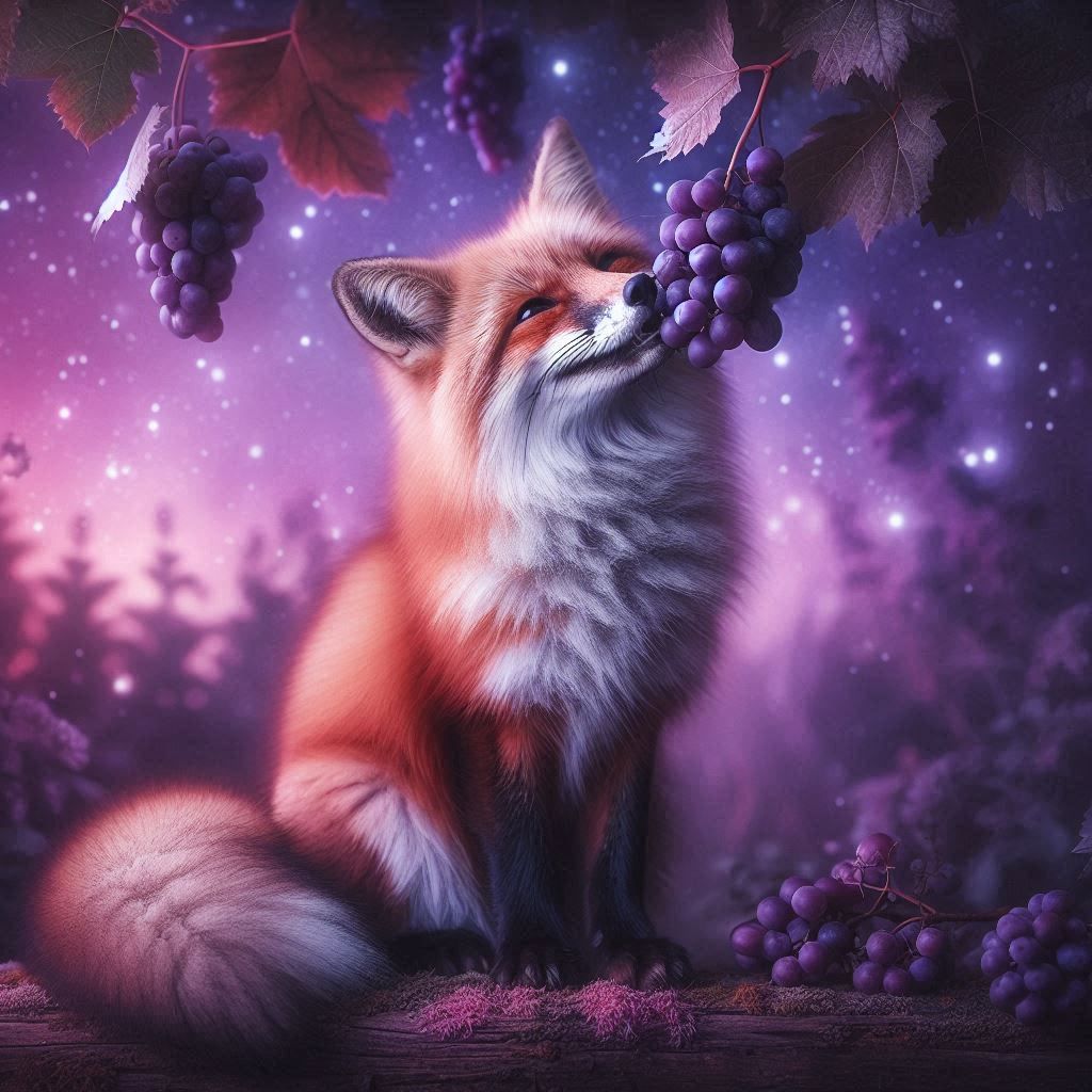 Grape loving fox