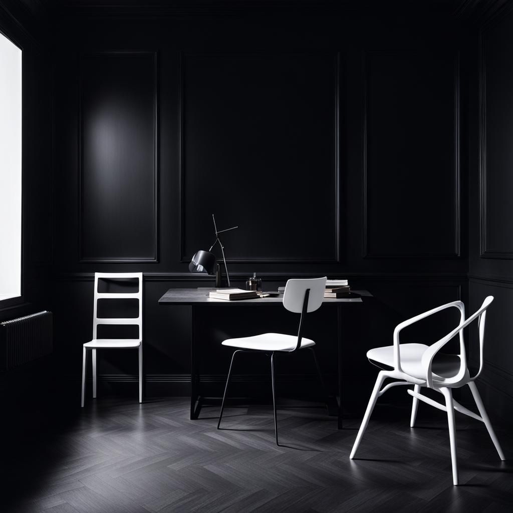 Abstract Art - White Chairs