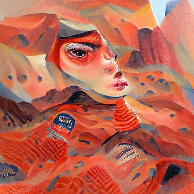 woman on mars