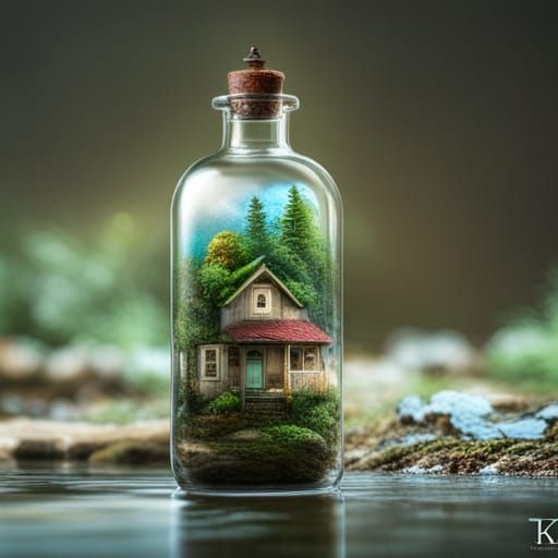 Cabin In A Bottle