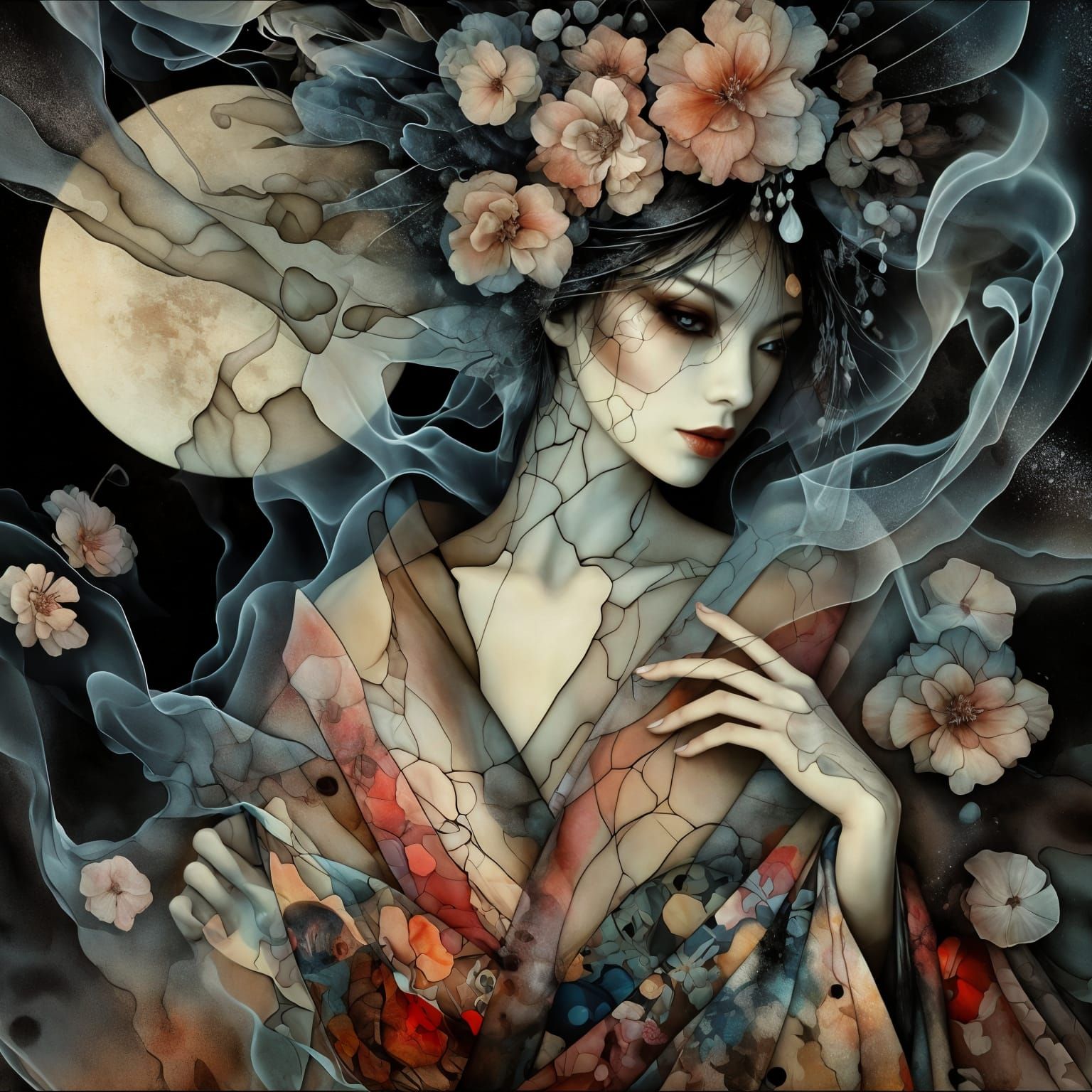 Ghostly Beauty By Moonlight 🌙