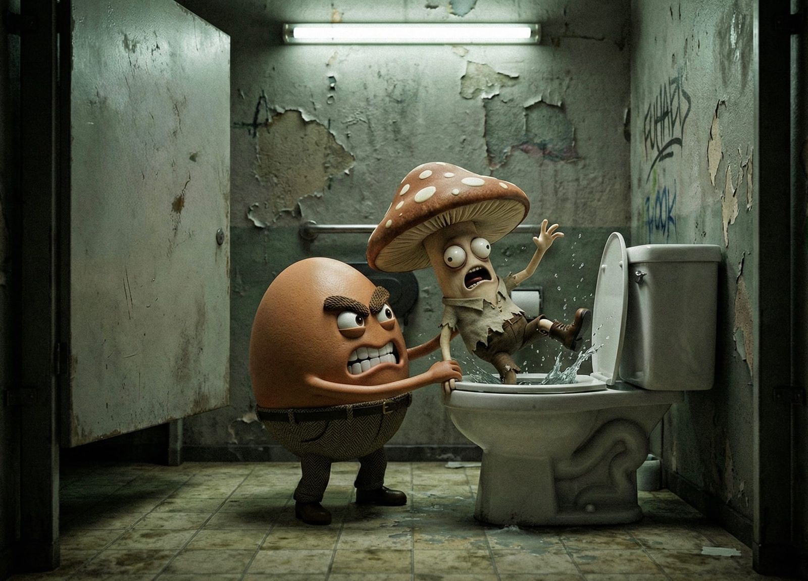 Don’t you just hate it when something will not flush away.