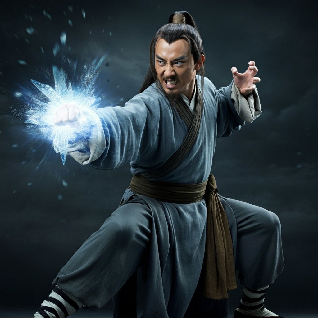 Kung-fu art (ice)