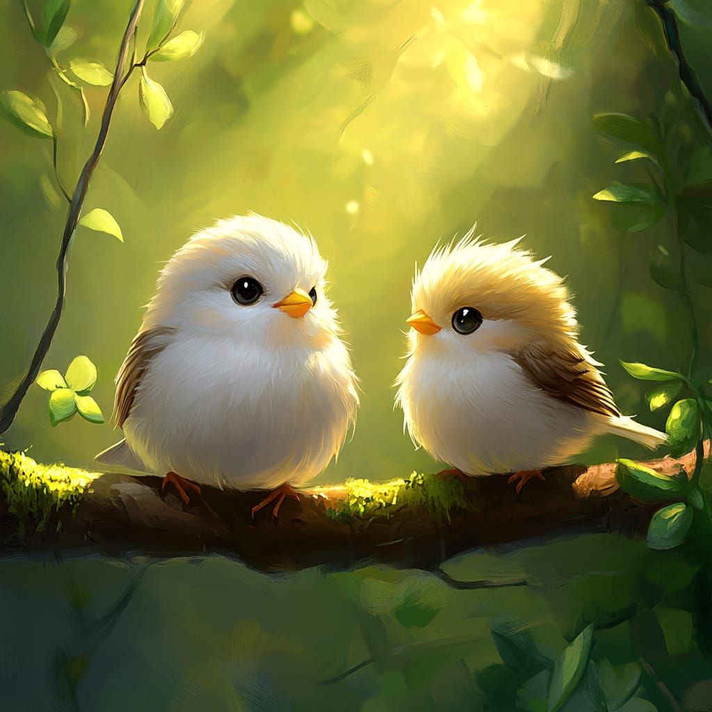 Cute Chubby Birds