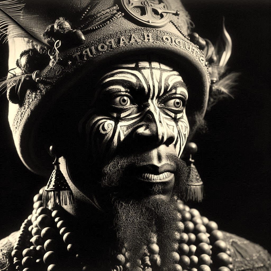 Call of Cthulhu RPG characters, the voodoo sorcerer from Dah...