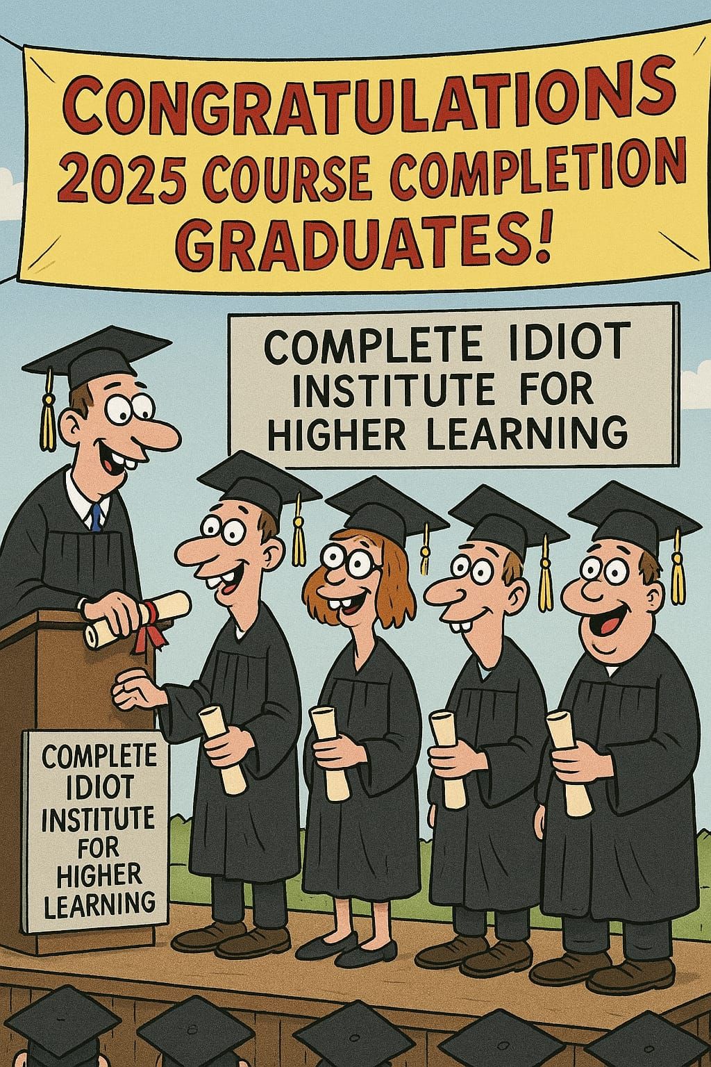 To Those Who Become Complete Idiots