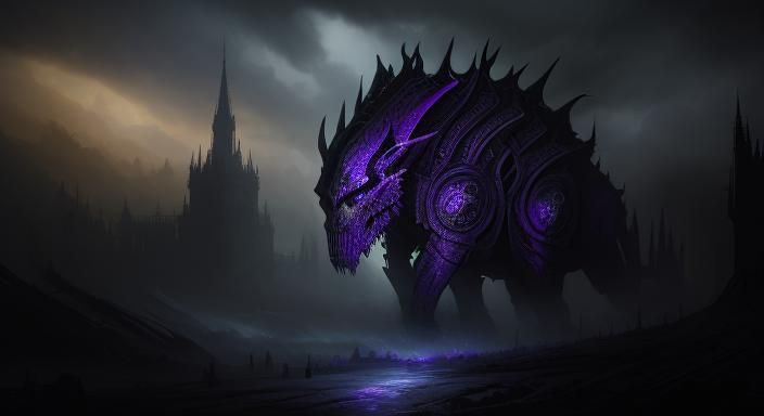 Walking Death, gothic fantasy, intricate detail