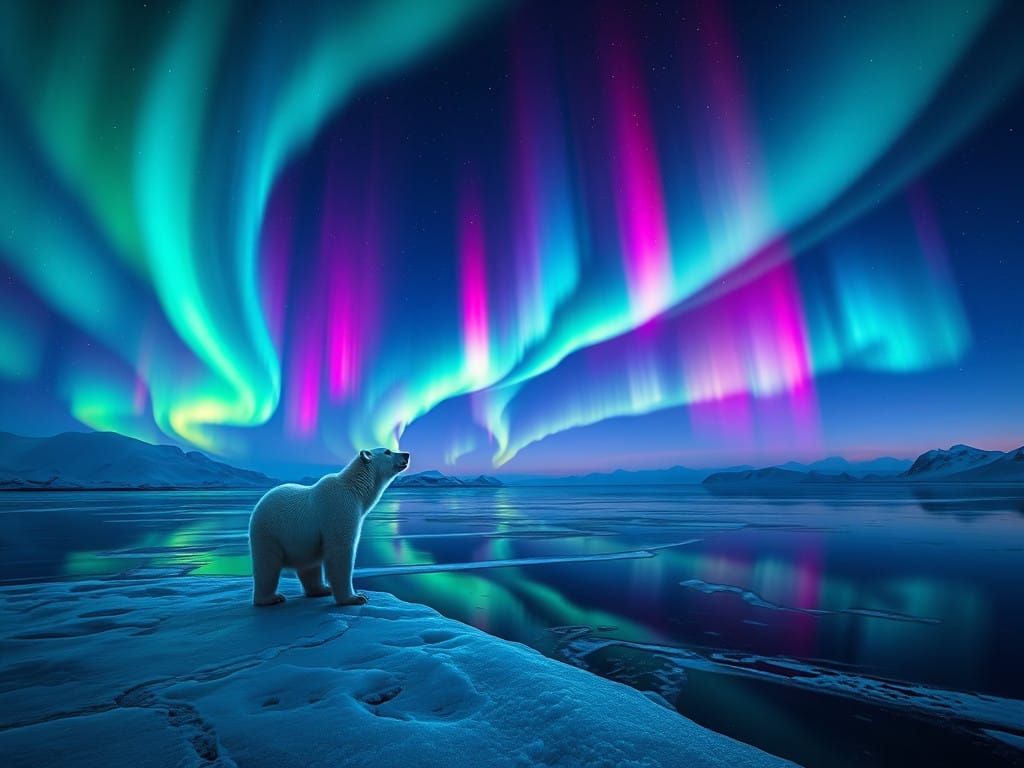The Northern Lights  by @Alicia Hopkins
