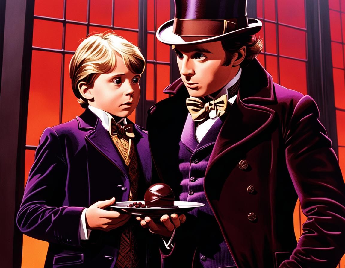 Charlie in the Chocolate Factory  by @jeanne