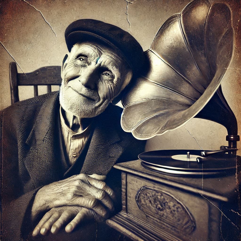 Le vieil homme au gramophone -5