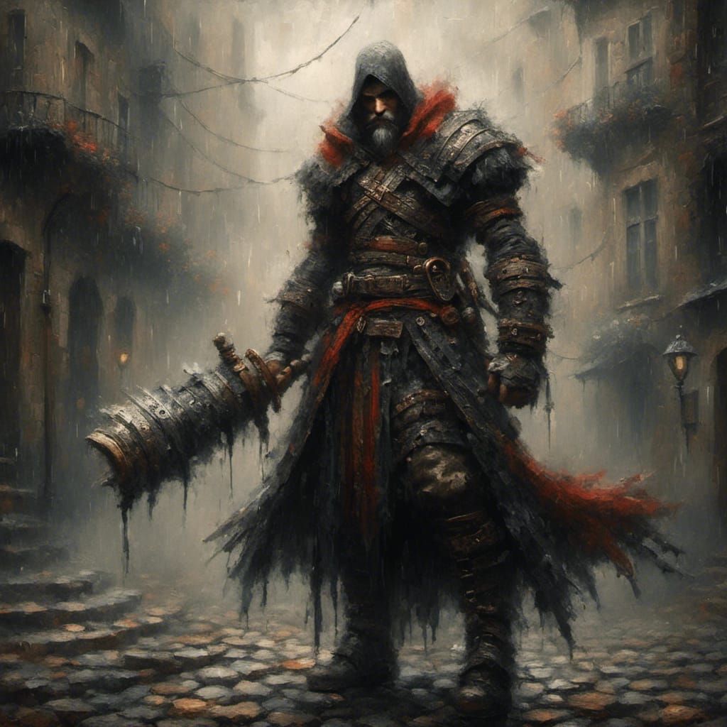 <lora:Grit:1.0> Kratos